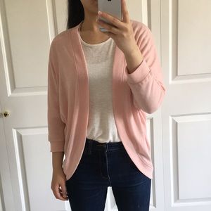 Rewind - Baby Pink Dolman Cardigan